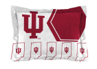 Indiana OFFICIAL Collegiate "Hexagon" Full/Queen Comforter & Shams Set