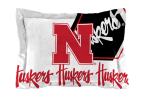 Nebraska OFFICIAL Collegiate "Hexagon" Full/Queen Comforter & Shams Set