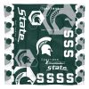 Michigan State OFFICIAL Collegiate "Hexagon" Full/Queen Comforter & Shams Set