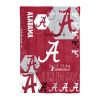 Alabama OFFICIAL Collegiate "Hexagon" Twin Comforter & Sham Set