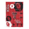 Texas Tech OFFICIAL Collegiate "Hexagon" Twin Comforter & Sham Set