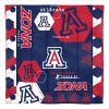 Arizona OFFICIAL Collegiate "Hexagon" Full/Queen Comforter & Shams Set