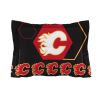 Flames OFFICIAL NHL "Hexagon" Full/Queen Comforter & Shams Set;  86" x 86"