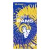 Rams OFFICIAL NFL "Psychedelic" Beach Towel;  30" x 60"