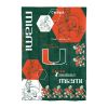 Miami OFFICIAL Collegiate "Hexagon" Twin Comforter & Sham Set