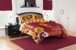 USC OFFICIAL Collegiate "Hexagon" Full/Queen Comforter & Shams Set