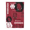 Arkansas OFFICIAL Collegiate "Hexagon" Twin Comforter & Sham Set