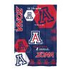 Arizona OFFICIAL Collegiate "Hexagon" Twin Comforter & Sham Set