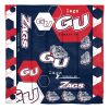 Gonzaga OFFICIAL Collegiate "Hexagon" Full/Queen Comforter & Shams Set