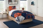 Virginia OFFICIAL Collegiate "Hexagon" Twin Comforter & Sham Set