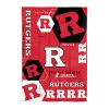 Rutgers OFFICIAL Collegiate "Hexagon" Twin Comforter & Sham Set