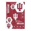 Indiana OFFICIAL Collegiate "Hexagon" Twin Comforter & Sham Set