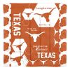 Texas OFFICIAL Collegiate "Hexagon" Full/Queen Comforter & Shams Set