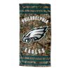 Eagles OFFICIAL NFL Realtree "Stripes" Beach Towel;  30" x 60"