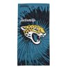 Jaguars OFFICIAL NFL "Psychedelic" Beach Towel;  30" x 60"