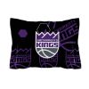 Sac Kings OFFICIAL NBA "Hexagon" Full/Queen Comforter & Shams Set;  86" x 86"