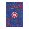 Pistons OFFICIAL NBA "Hexagon" Twin Comforter & Sham Set;  64" x 86"