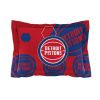 Pistons OFFICIAL NBA "Hexagon" Twin Comforter & Sham Set;  64" x 86"