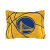 Warriors OFFICIAL NBA "Reverse Slam" Twin Comforter & Sham Set;  64" x 86"