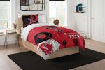 Texas Tech OFFICIAL Collegiate "Hexagon" Twin Comforter & Sham Set