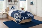 BYU OFFICIAL Collegiate "Hexagon" Twin Comforter & Sham Set