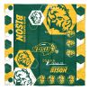 North Dakota State OFFICIAL Collegiate "Hexagon" Full/Queen Comforter & Shams Set