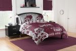 Mississippi State OFFICIAL Collegiate "Hexagon" Full/Queen Comforter & Shams Set