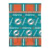 Miami Dolphins OFFICIAL NFL Twin Bed In Bag Set