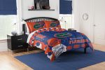 Florida OFFICIAL Collegiate "Hexagon" Full/Queen Comforter & Shams Set