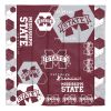 Mississippi State OFFICIAL Collegiate "Hexagon" Full/Queen Comforter & Shams Set