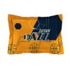 Jazz OFFICIAL NBA "Hexagon" Full/Queen Comforter & Shams Set;  86" x 86"